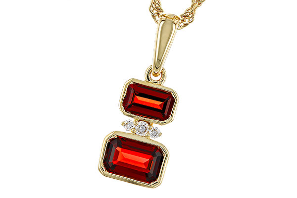 M275-20877: NECK .98 TW GARNET 1.01 TGW