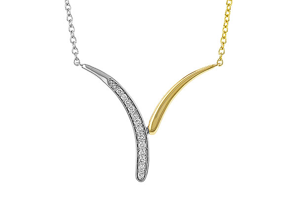 M275-23613: NECKLACE .12 TW (18")