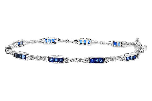 M275-24495: BRACELET 2.10 SAPPHIRE 2.75 TGW (7")