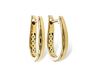 M275-24522: GOLD EARRINGS (15MM)