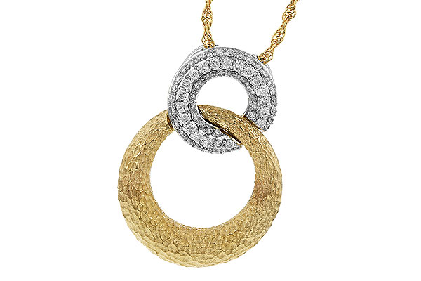 M275-25395: NECKLACE .50 TW
