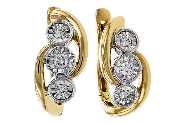 M275-26286: EARRINGS .25 TW
