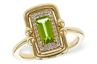 M275-27195: LDS RG .72 PERIDOT .84 TGW (8x4MM PER)
