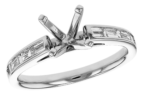 M276-09922: LDS SEMI DIA RG .38 TW BAGUETTES